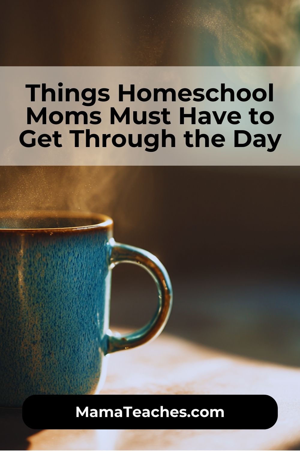 Homeschool Mom Must-Haves