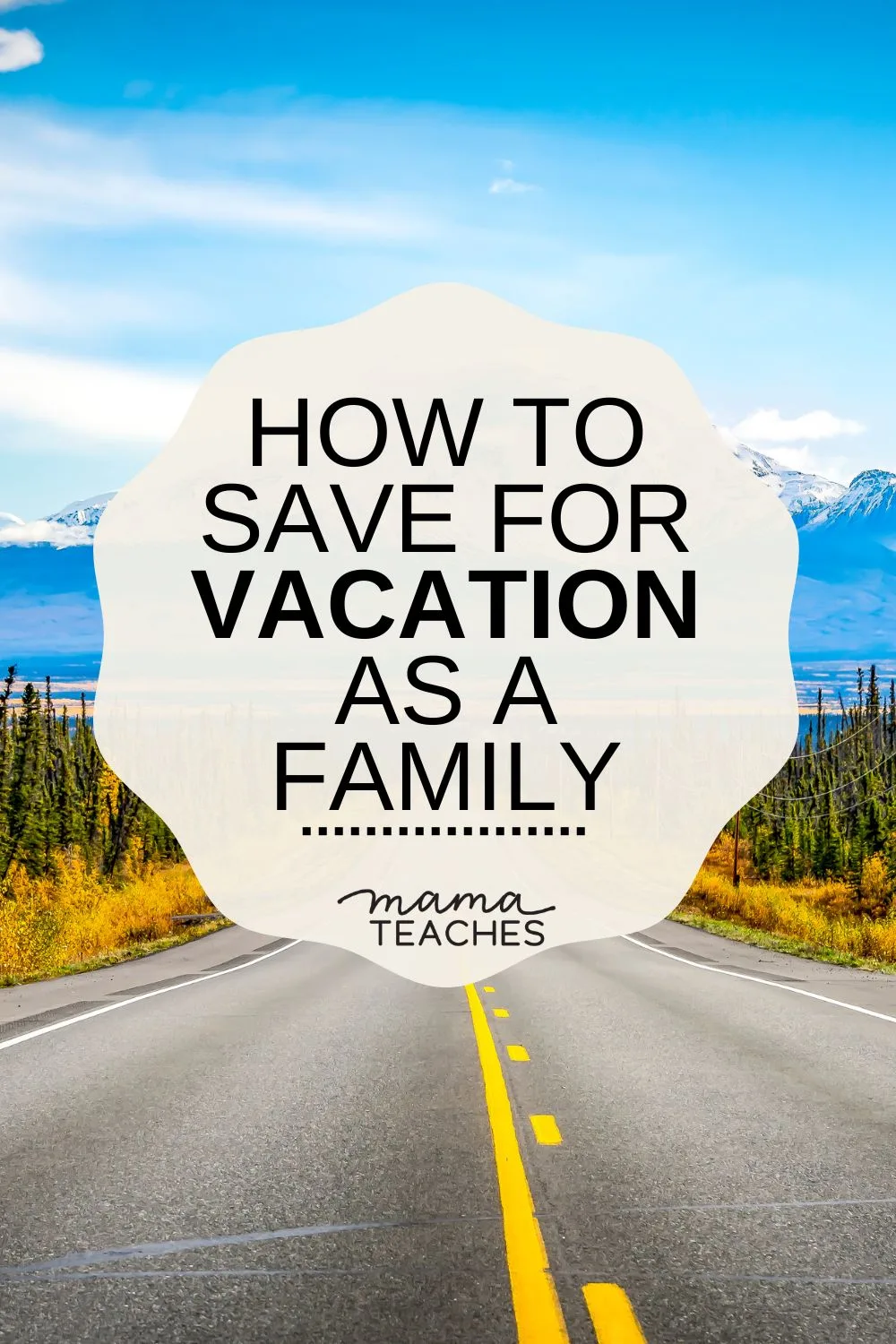 saving for vacation as a family