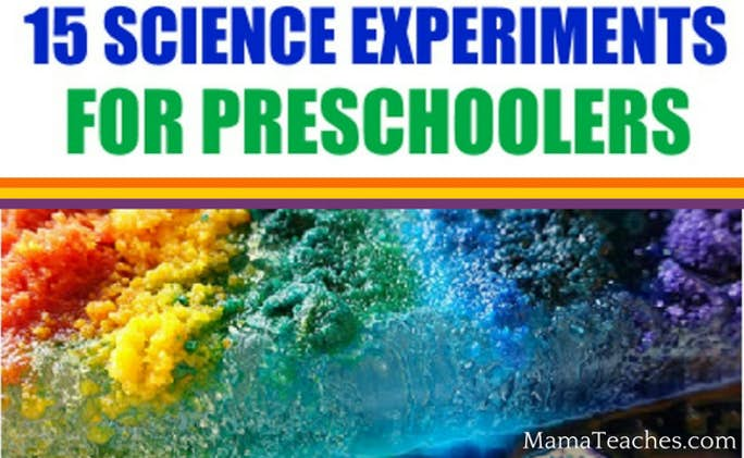 15 Awesome Science Experiments for Preschoolers