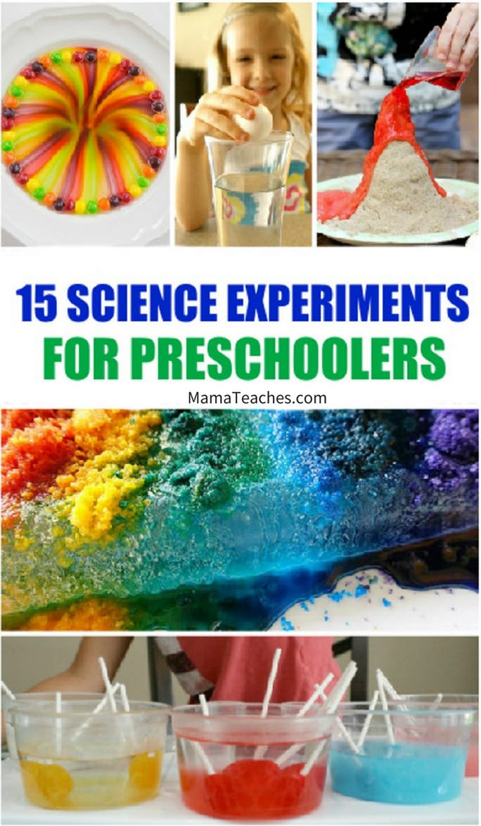 15 Science Experiments for Preschoolers