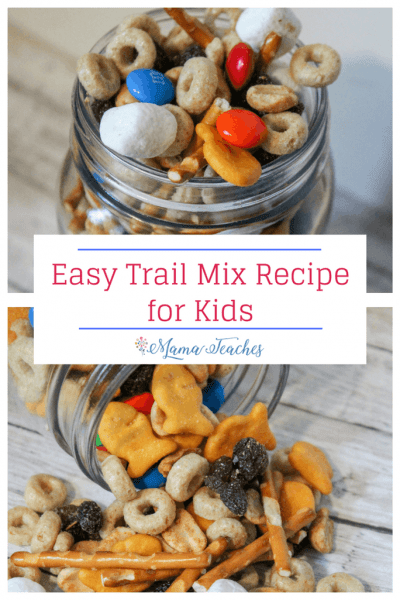 Easy Trail Mix Recipe for Kids - Mama Teaches