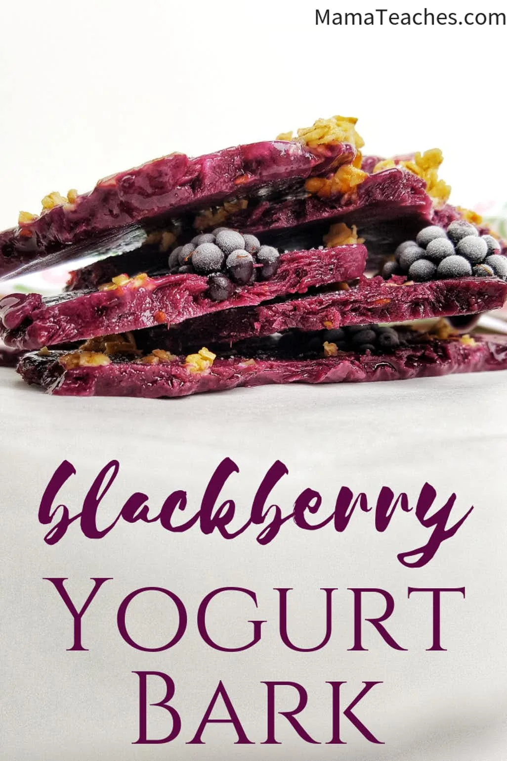 Easy and Delicious Blackberry Yogurt Bark Recipe