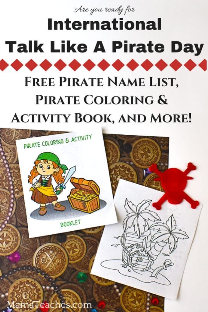 Pirate Printables and Activities