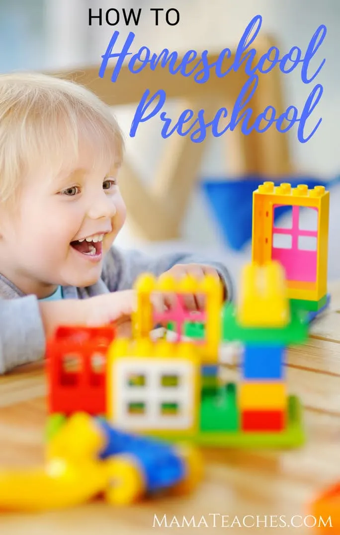 How to Homeschool Preschool
