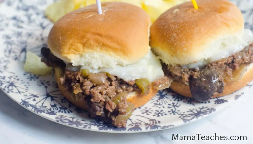 Instant Pot Philly Cheesesteak Sliders Recipe