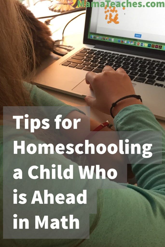 Math: Homeschooling a Child Who is Ahead