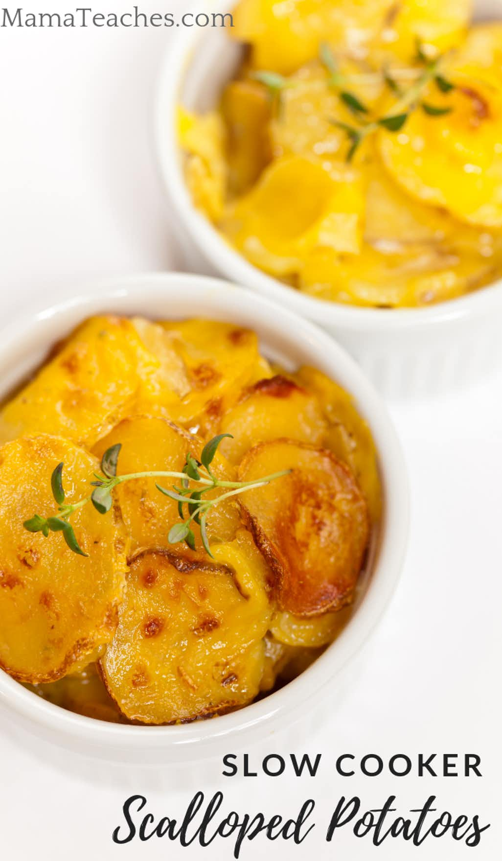 Easy Slow Cooker Scalloped Potatoes Recipe