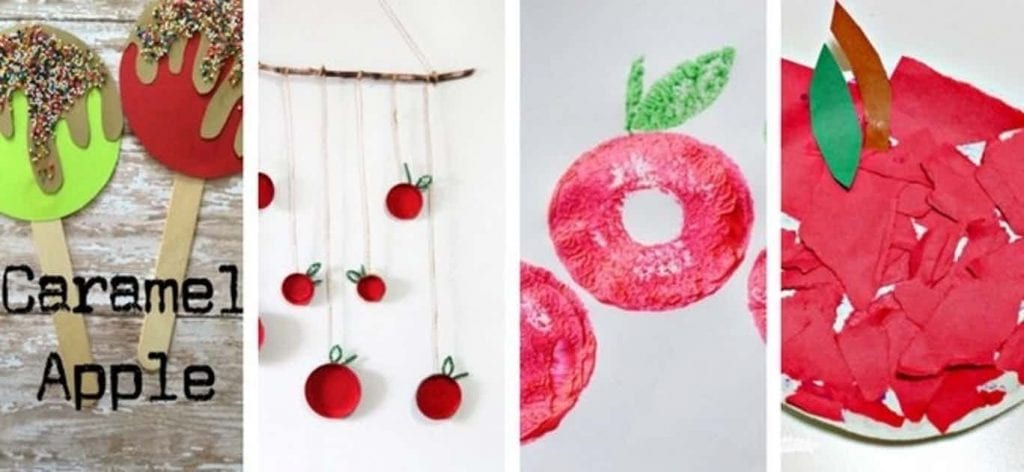 10 Apple Crafts for Kids - Mama Teaches