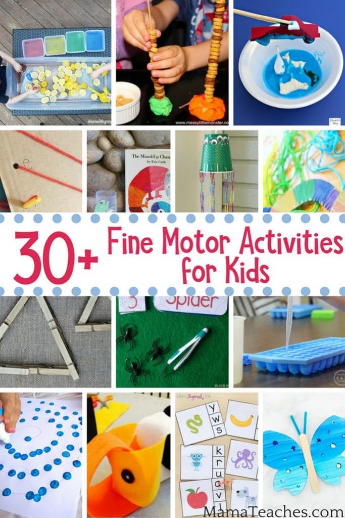 30+ Fine Motor Skills Activities - Mama Teaches