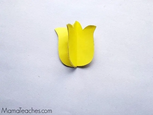 3D Tulips Kids Craft