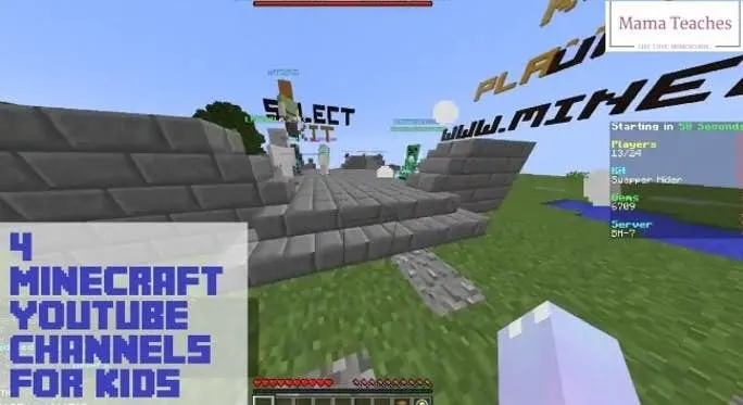 4 Minecraft YouTube Channels for Kids