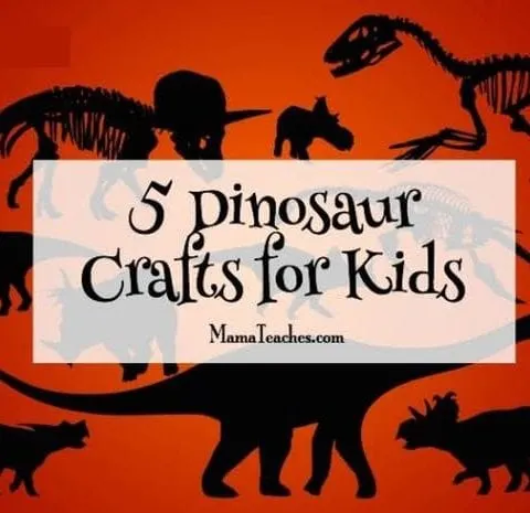 5 Dinosaur Crafts for Kids