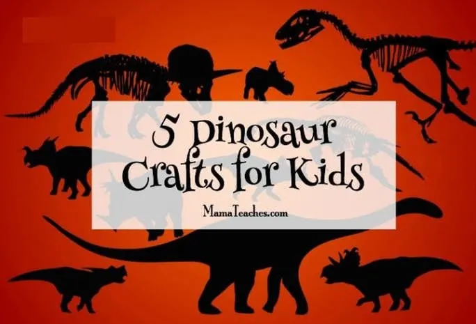 5 Dinosaur Crafts for Kids