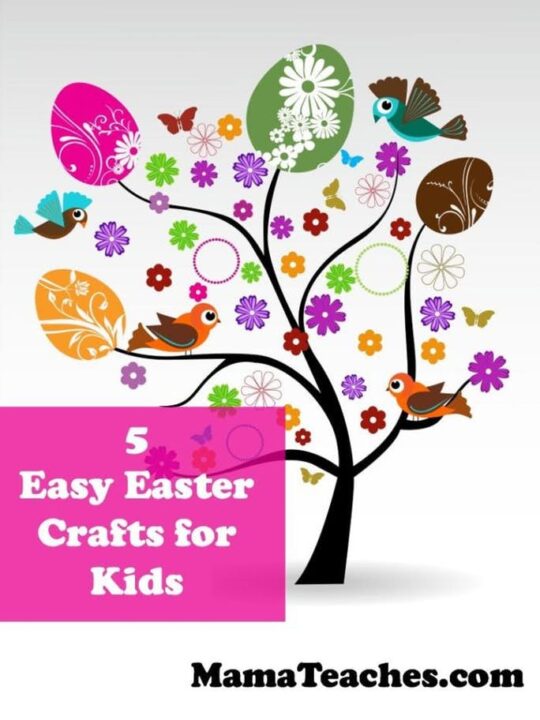 5 Easy Easter Crafts for Kids - Mama Teaches
