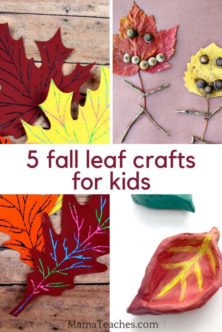 5 Fun Fall Leaf Crafts For Kids - Mama Teaches