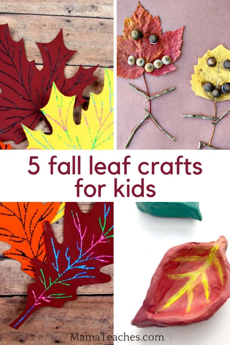 5 Fun Fall Leaf Crafts for Kids - Mama Teaches