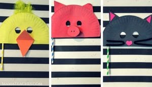 Animal Mask Craft for Kids - Mama Teaches