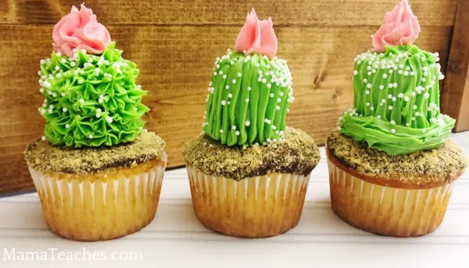 Cactus Cupcakes Recipe