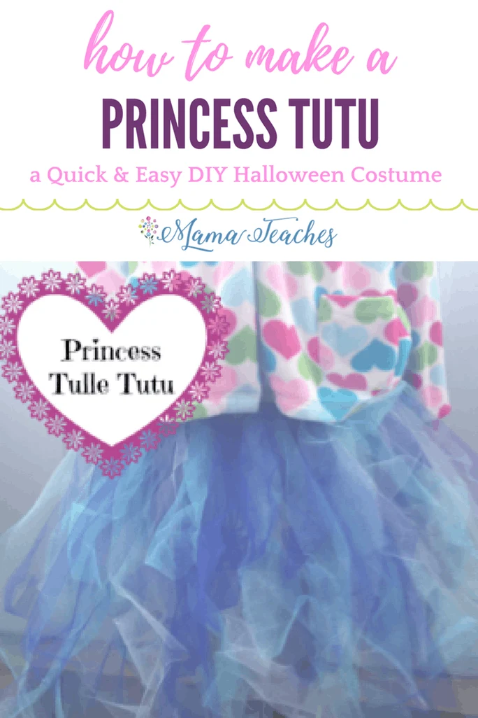 DIY Princess Tulle Tutu Skirt