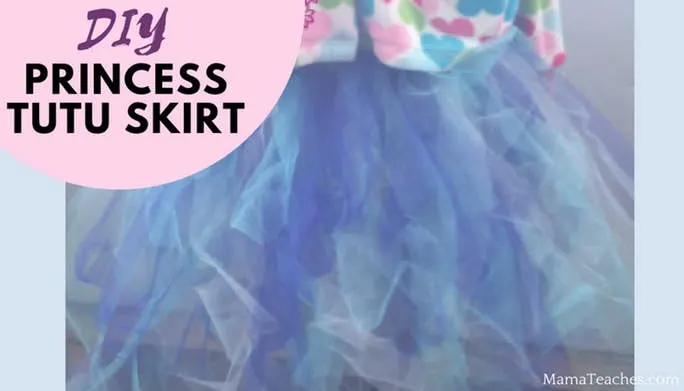 DIY Princess Tulle Tutu Skirt