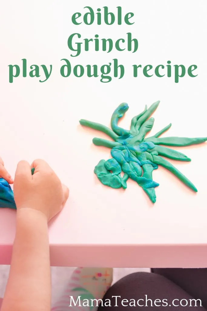 DIY Edible Green Play Dough