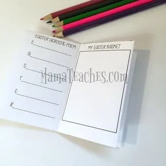 Easter Printable for Kids: Foldable Mini-Book