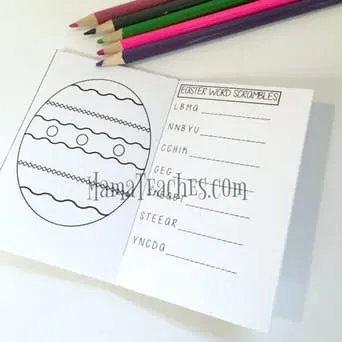 Easter Printable for Kids: Foldable Mini-Book