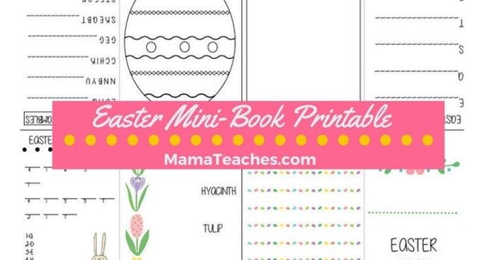 Easter Printable for Kids: Foldable Mini-Book