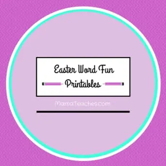 Easter Word Play Printables