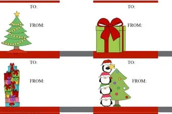 Free Printable Christmas Gift Tags