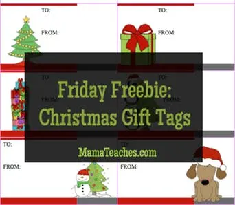 Free Printable Christmas Gift Tags