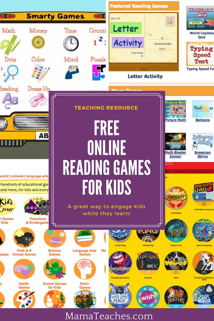 Free Online Games that help make Reading Fun