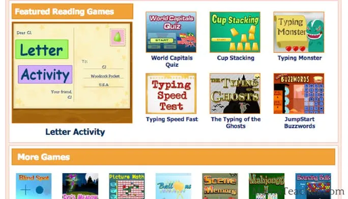 Free literacy games on the internet