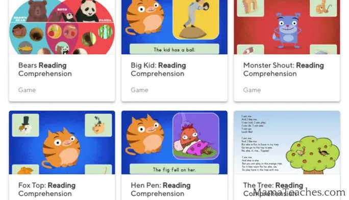 Free Reading Games for Kids