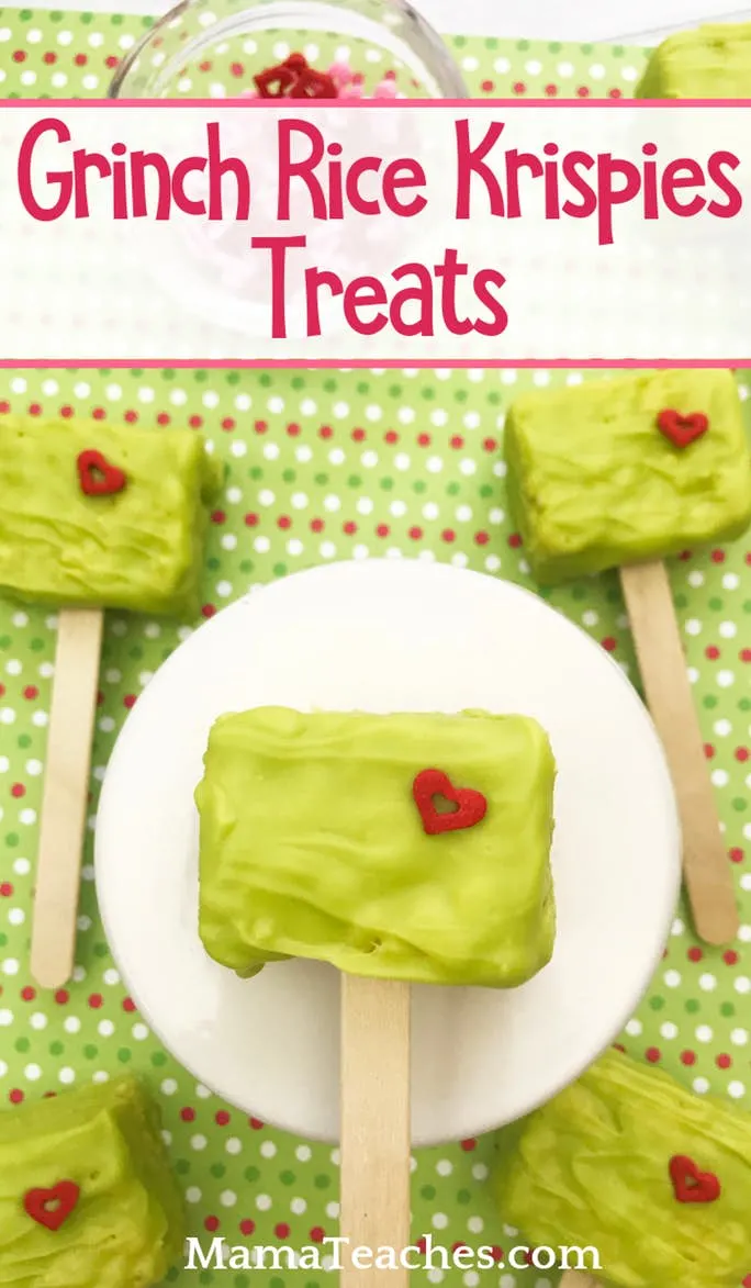 Grinch Rice Krispies Treats