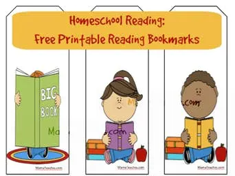 Free Reading Bookmarks