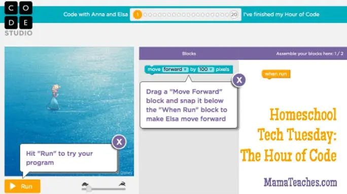 Homeschool Tech Tuesday: Hour of Code