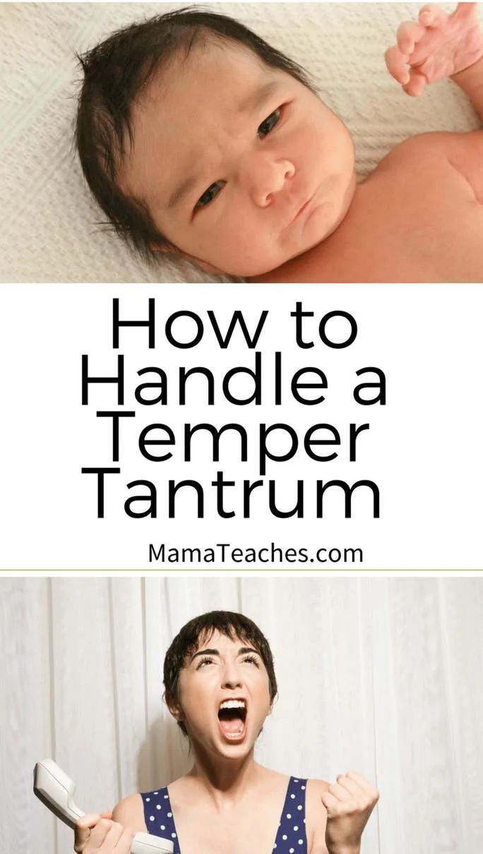 How to Handle a Temper Tantrum