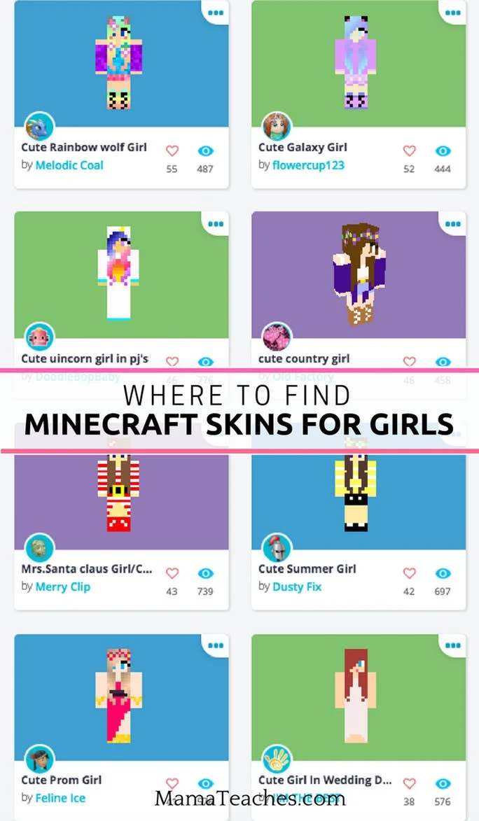 Minecraft Girl Skins