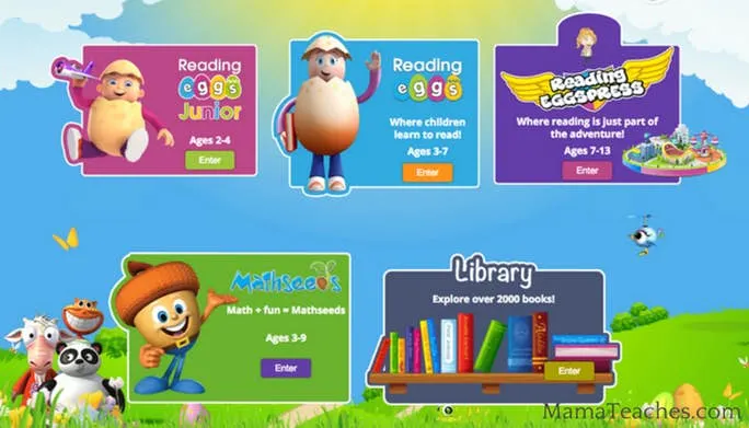 Online Reading Game for Kids