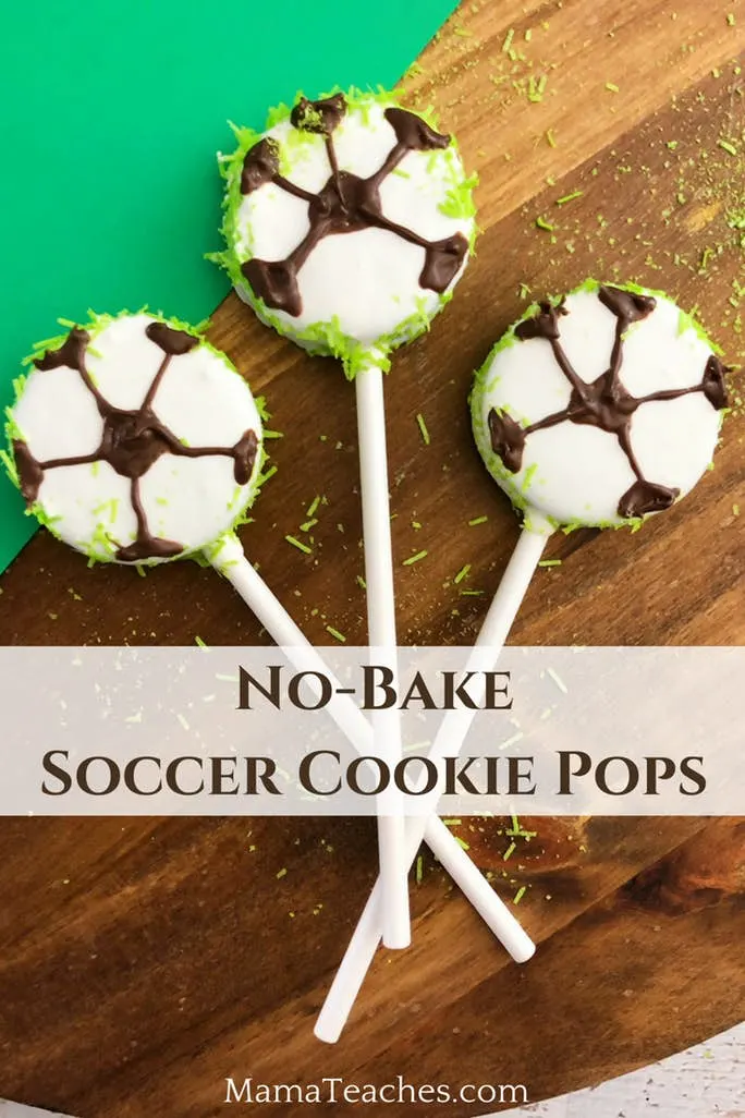 Soccer Cookie Pops