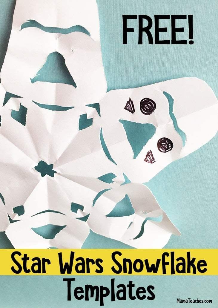 Star Wars Snowflake Templates - Mama Teaches