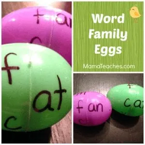 Word Family Eggs