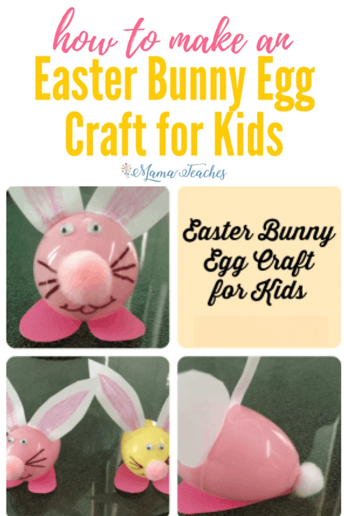Easter Bunny Egg Craft for Kids