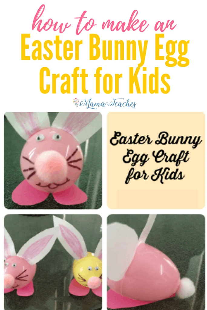 Easter Bunny Egg Craft for Kids