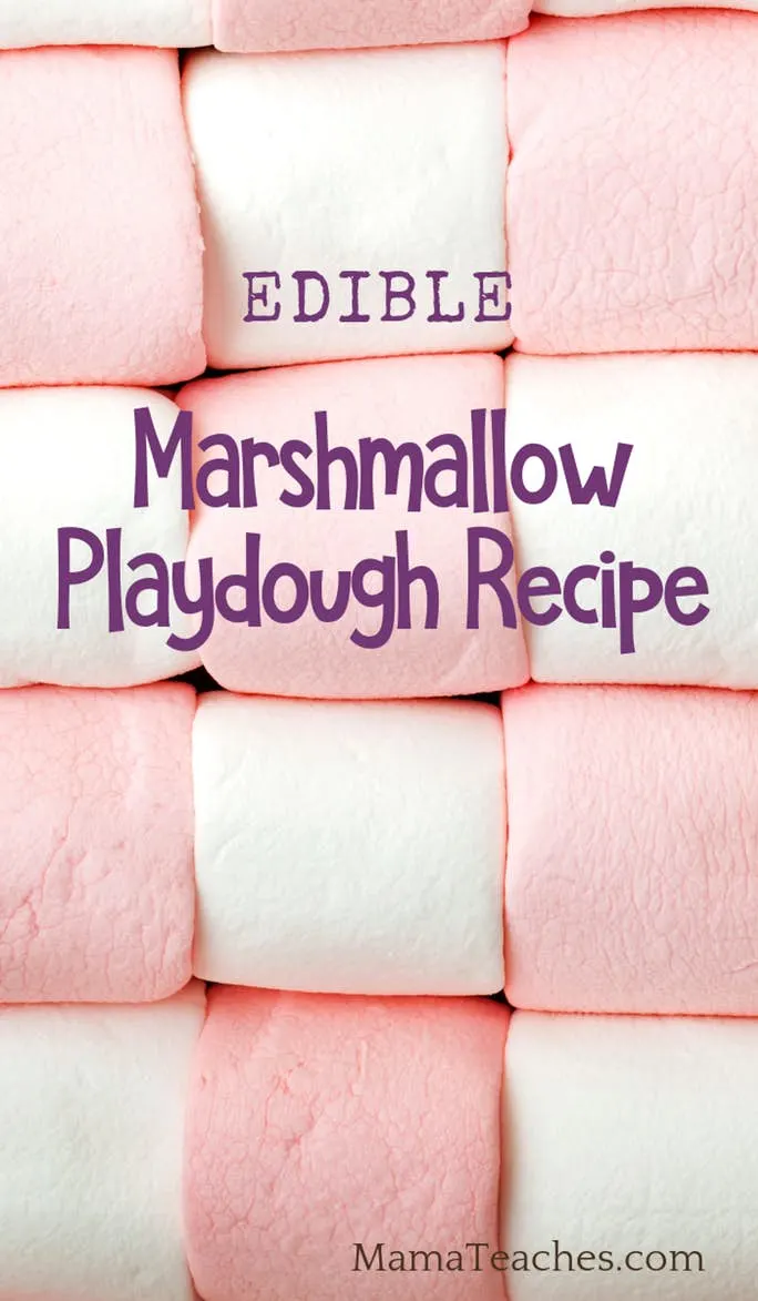 Easy Marshmallow Playdough Recipe