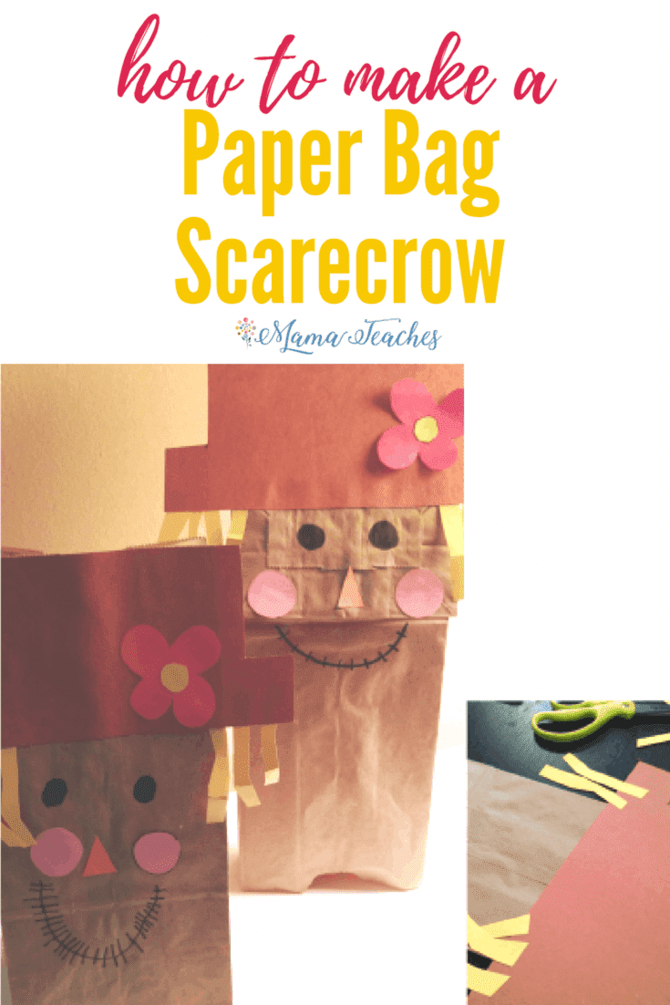 Paper Bag Scarecrow Craft for Kids - Mama Teaches