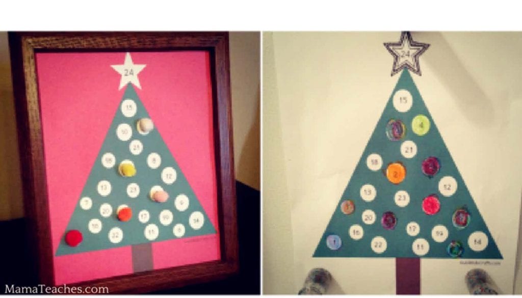 Printable Advent Calendar for Kids - Mama Teaches