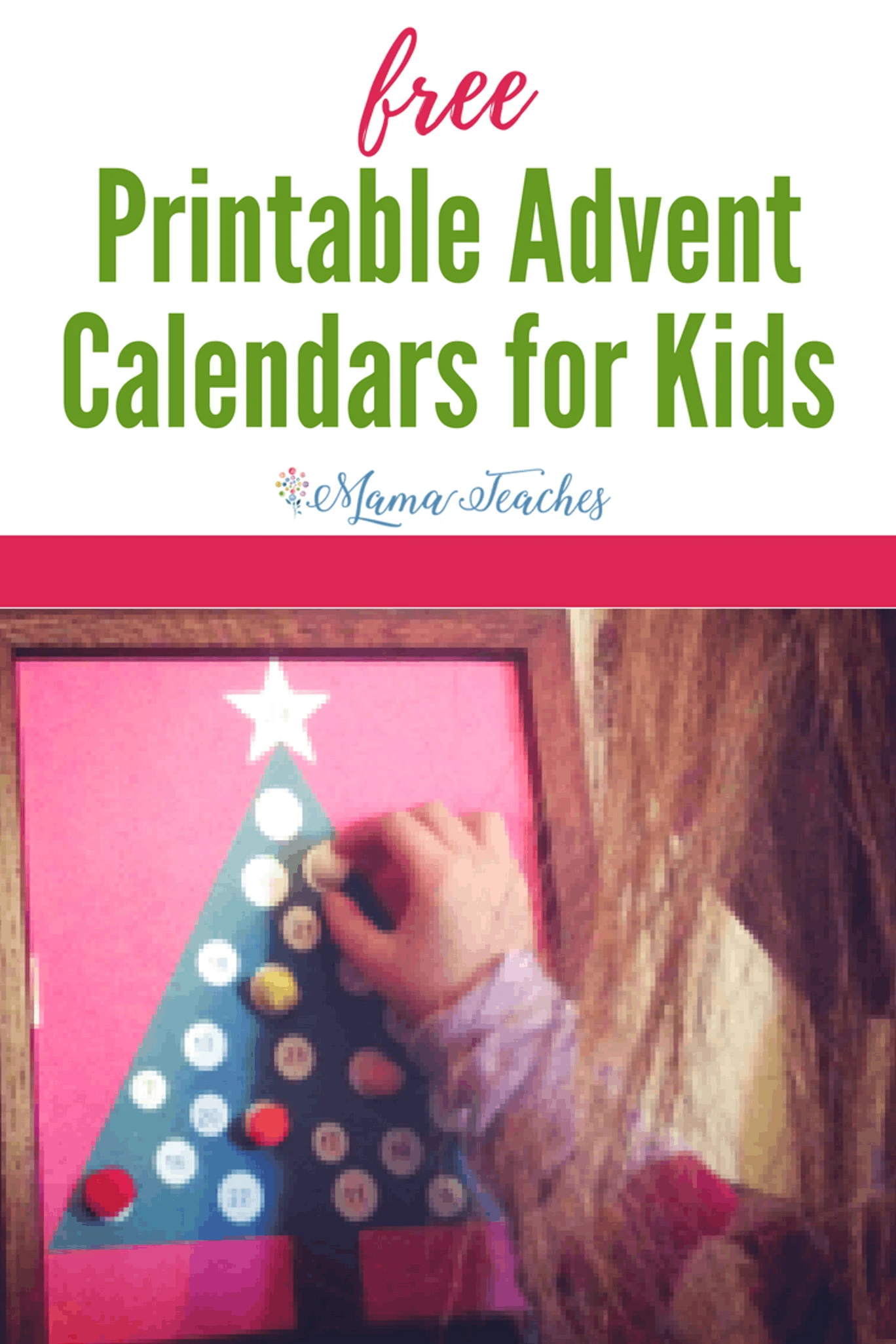 Printable Advent Calendar for Kids