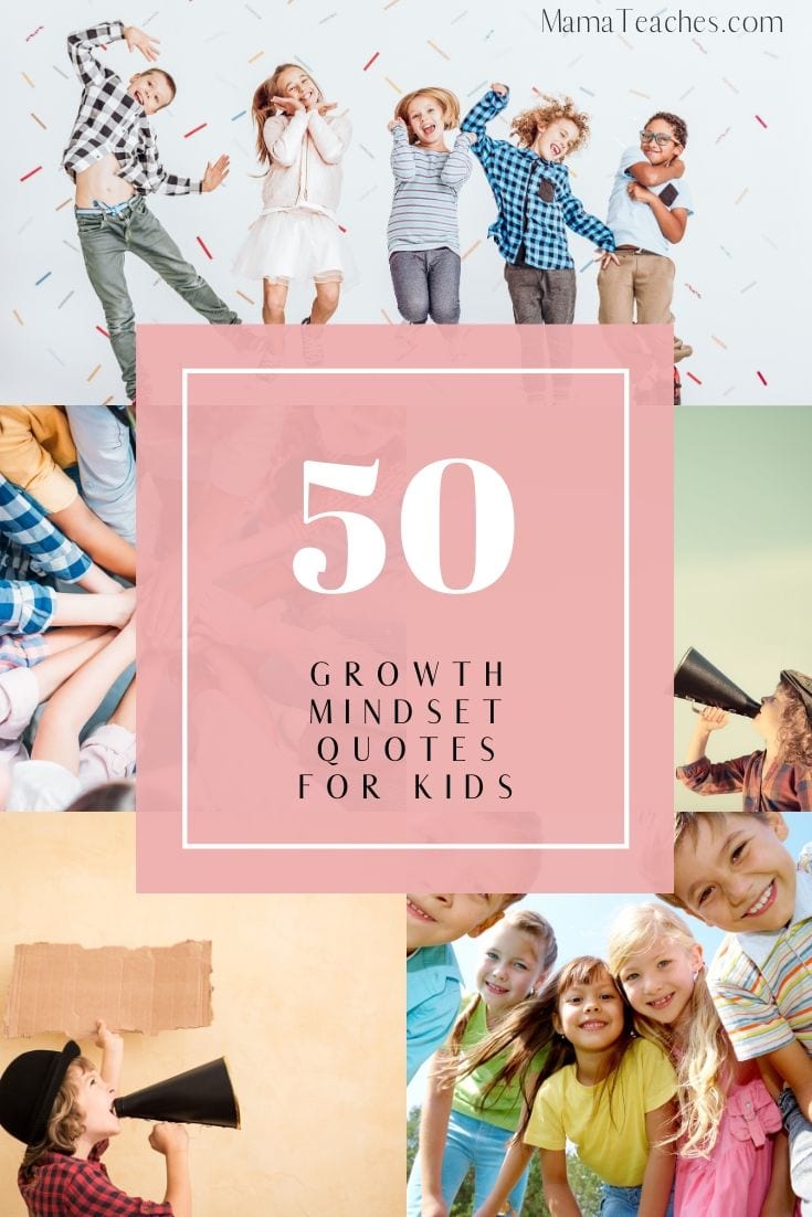 50 Growth Mindset Quotes for Kids